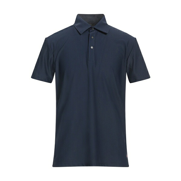【貨物輸送無料】 ピューテリー メンズ プルオーバー トップス Polo shirts Blue