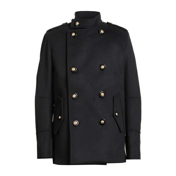 【貨物輸送無料】 バルマン メンズ 上衣＆上衣 アウター Coats Blue