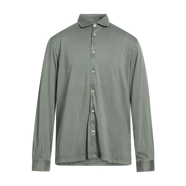 【貨物輸送無料】 フェデーリ メンズ プルオーバー トップス Shirts Green