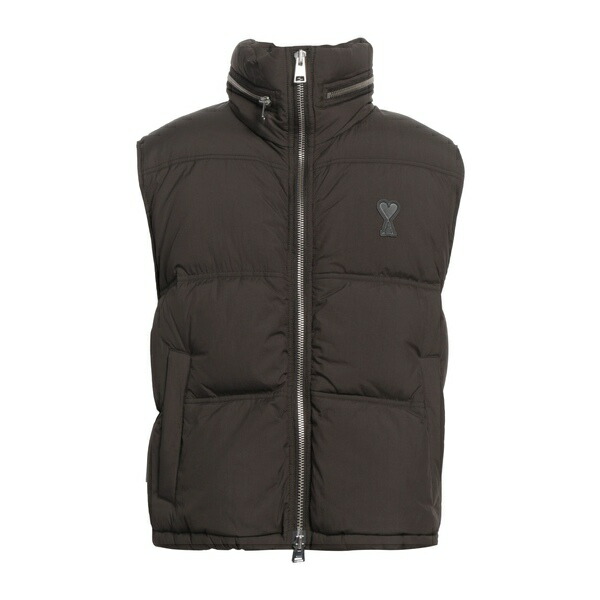 【送料無料】 アミ アレクサンドル マテュッシ メンズ ジャケット&ブルゾン アウター Vests Brown|asty