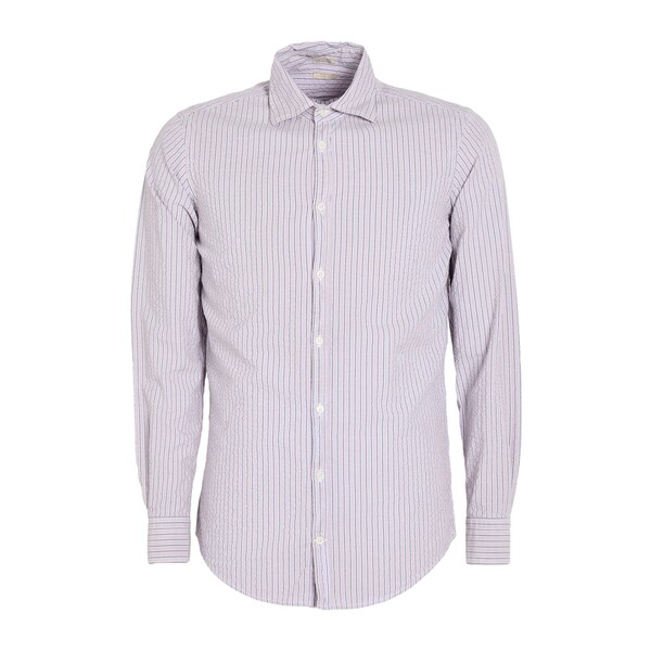 【送料無料】 マッシモ アルバ メンズ シャツ トップス Shirts Purple|asty