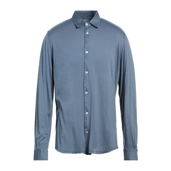 【貨物輸送無料】 フェデーリ メンズ プルオーバー トップス Shirts Blue