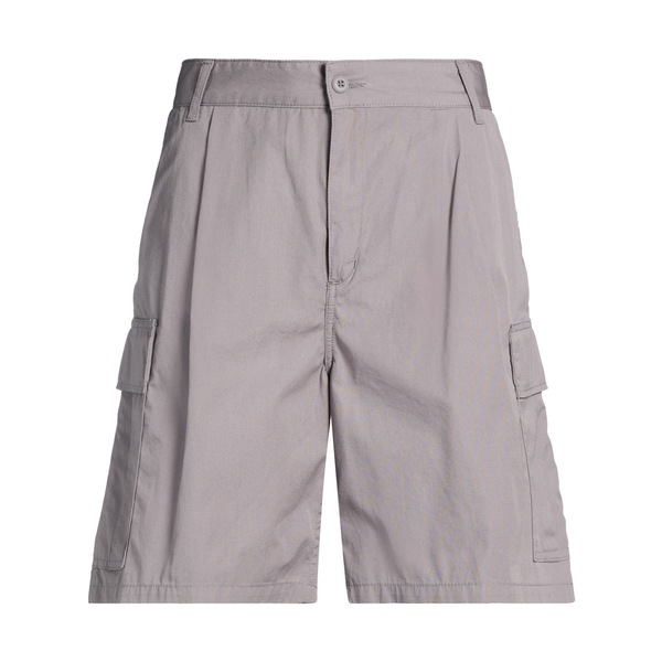 【貨物輸送無料】 鉄道車両ハート型 メンズ 心地よいズボン下 ボトムス Shorts \u0026 Bermuda Shorts Grey ズボン・パンツ-メンズファッション