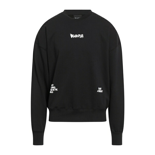 【送料無料】 ディスクレイマー メンズ パーカー・スウェットシャツ アウター Sweatshirts Black｜asty