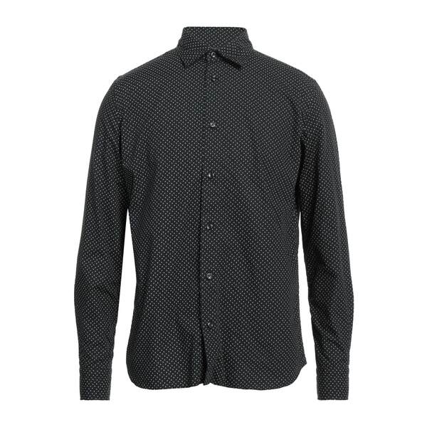 【貨物輸送無料】 ジャンパオロ メンズ プルオーバー トップス Shirts Black