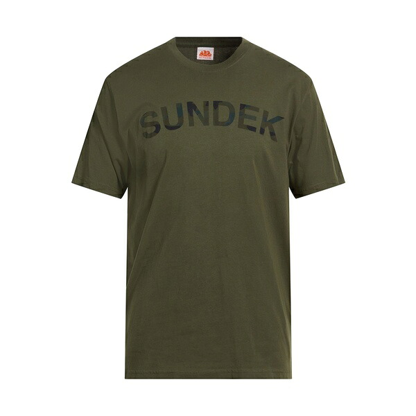 【送料無料】 サンデッキ メンズ Tシャツ トップス T-shirts Green|asty