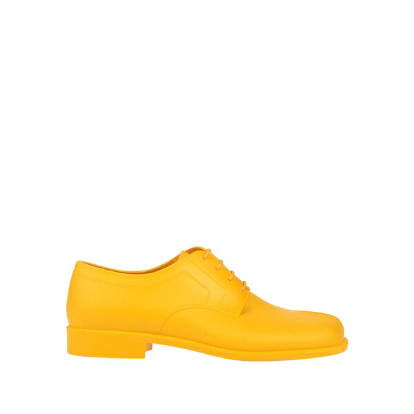 【貨物輸送無料】 マルタンマルジェラ メンズ 御召しものシューズ シューズ Lace-up shoes Yellow