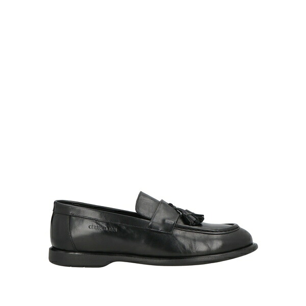 【貨物輸送無料】 チェルッティ 1881 メンズ スリッポン・ローファー シューズ Loafers Black