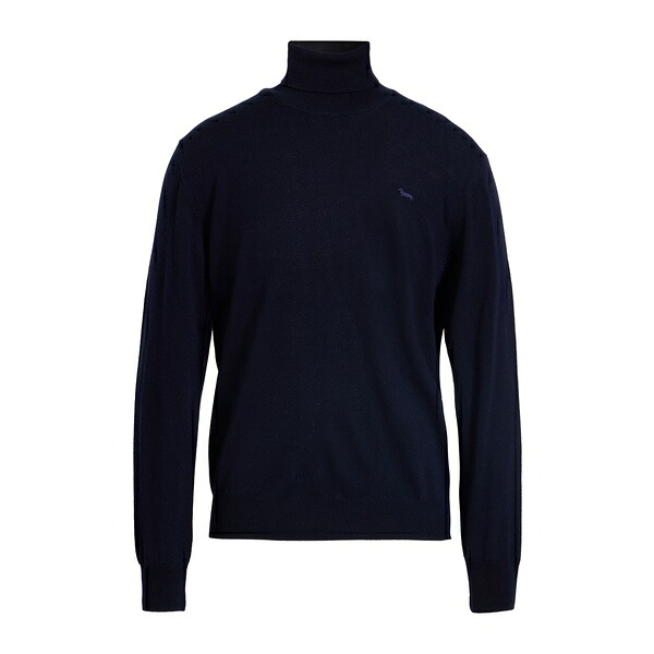 【貨物輸送無料】 ハーモント \u0026 知恵袋 メンズ 編み物\u0026プルオーバー アウター Turtlenecks Blue