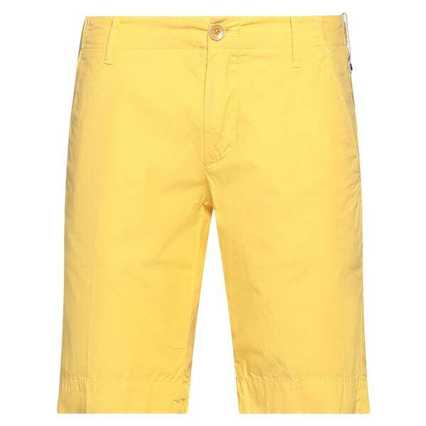 【貨物輸送無料】 アティピコ メンズ 心地よいズボン下 ボトムス Shorts \u0026 Bermuda Shorts Yellow