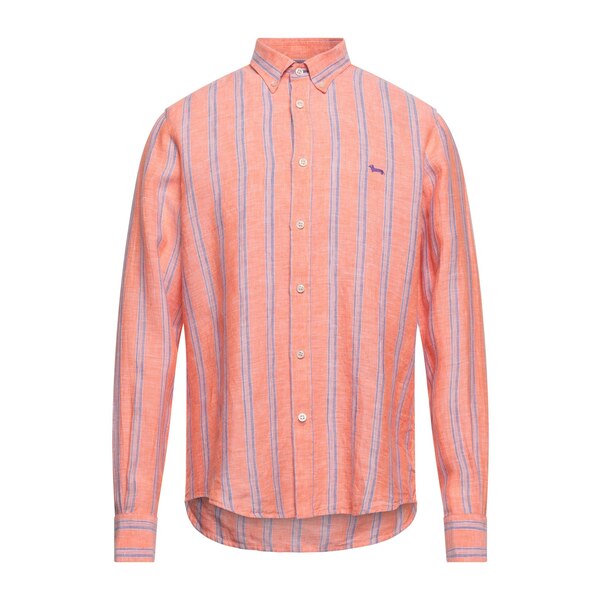 【貨物輸送無料】 ハーモント \u0026 知恵袋 メンズ プルオーバー トップス Shirts Orange