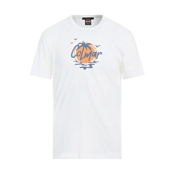 【送料無料】 コルマール メンズ Tシャツ トップス T-shirts White|asty