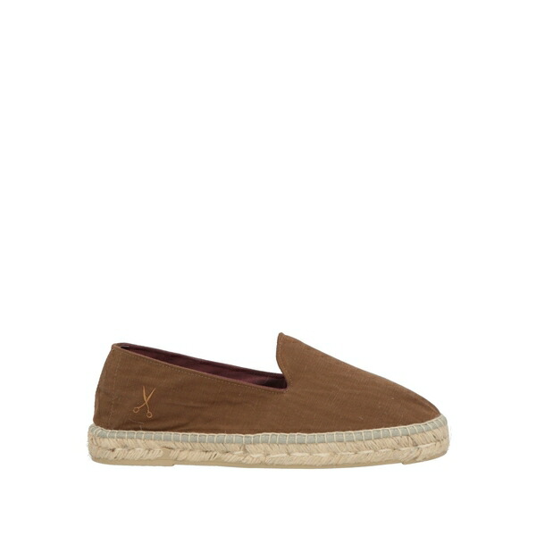 【貨物輸送無料】 マネブ メンズ サンダル シューズ Espadrilles Brown