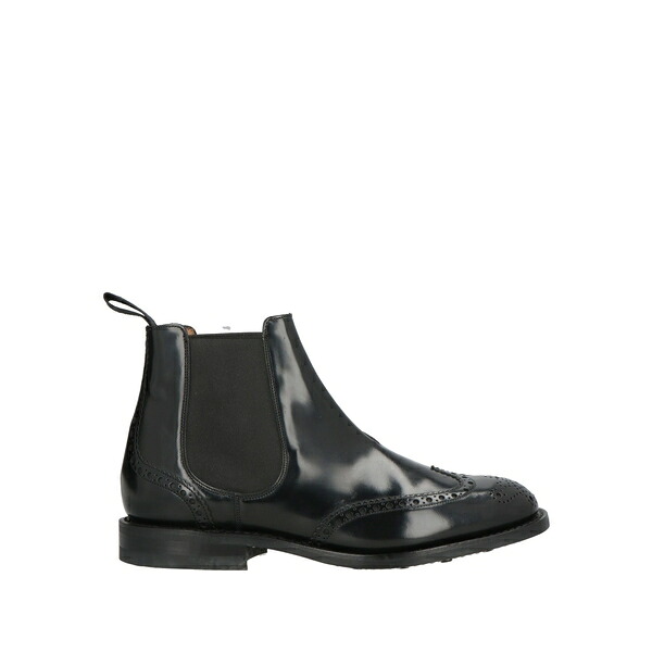 【貨物輸送無料】 教会堂 メンズ ブーツ シューズ Ankle boots Black