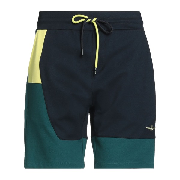 【貨物輸送無料】 アエロナウティカ ミリターレ メンズ 心地よいズボン下 ボトムス Shorts \u0026 Bermuda Shorts Blue
