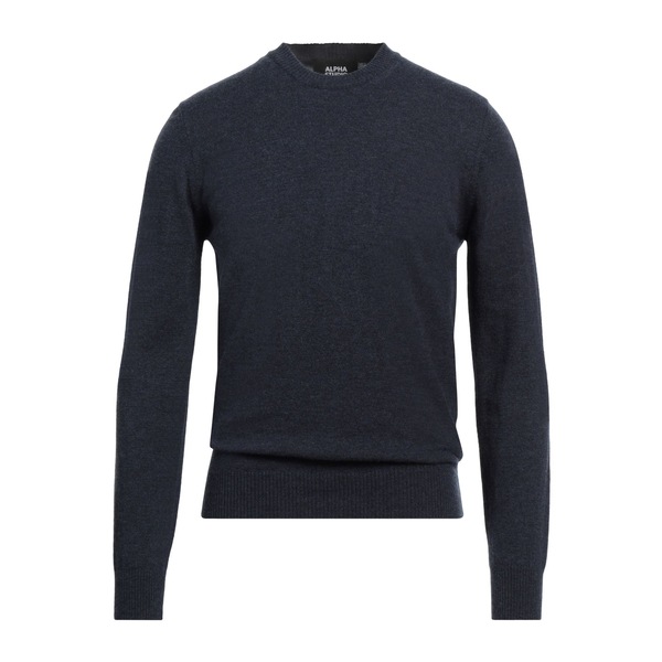 【貨物輸送無料】 アルファス テューディオ メンズ 編み物\u0026プルオーバー アウター Sweaters Blue
