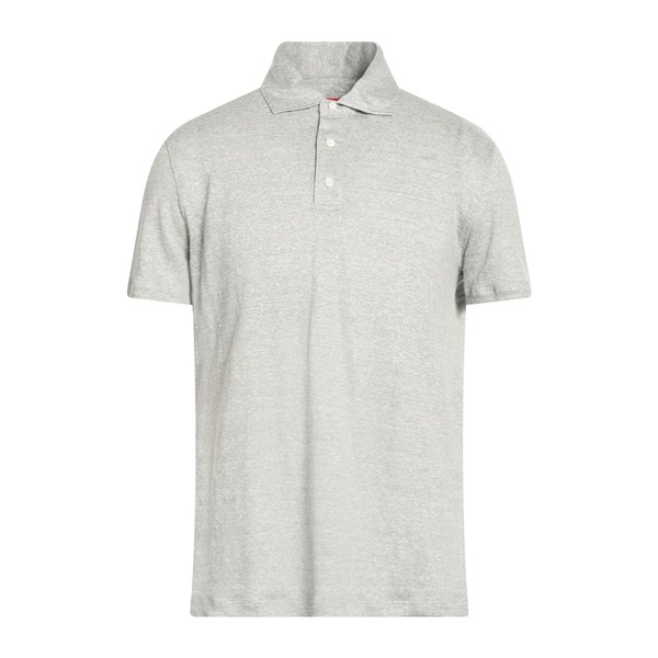 【貨物輸送無料】 イザイア メンズ ティーシャツ トップス Polo shirts Grey Tシャツ・カットソー-トップス-メンズファッション