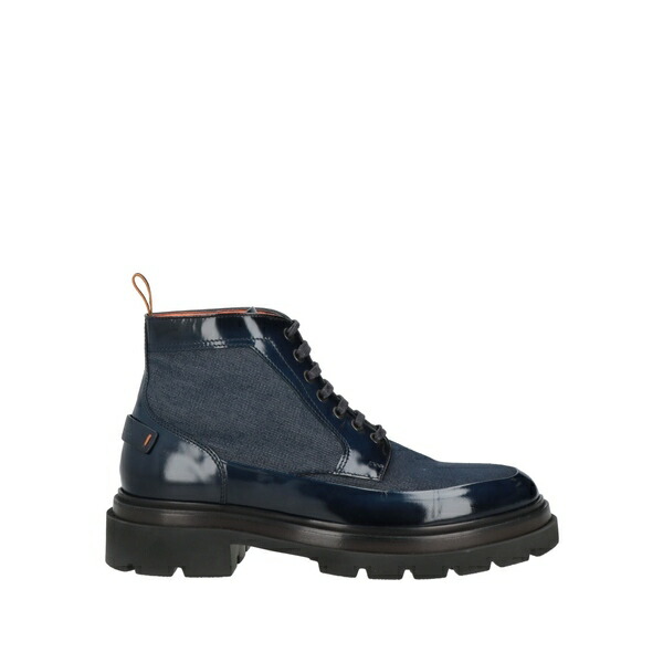 【送料無料】 サントーニ メンズ ブーツ シューズ Ankle boots Blue|asty