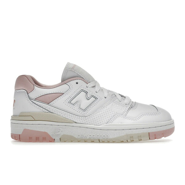 New Balance ニューバランス レディース スニーカー 【New Balance 550 White Pink Cream (Women's)】 サイズ US_8.5(25.5cm) White/Pink/Cream｜asty