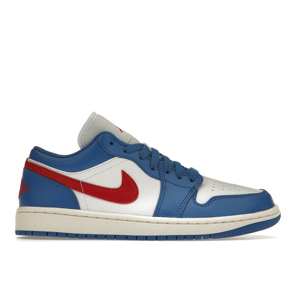 Jordan ジョーダン レディース スニーカー  【Jordan 1 Low Sport Blue Gym Red (Women\u0027s)】  大きさ US_5(22.0糎) Sport Blue/Gym Red/White/Sail