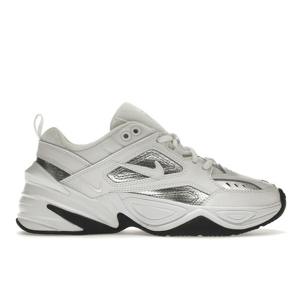 Nike ナイキ レディース スニーカー  【Nike M2K Tekno White Metallic Silver Black (Women\u0027s)】  大きさ US_7.5(24.5糎) White/White-Metallic Silver-Black