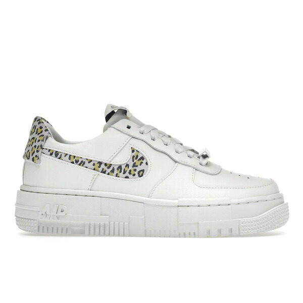 Nike ナイキ レディース スニーカー 【Nike Air Force 1 Low Pixel White Leopard (Women's)】 サイズ US_W_11.5 Sail/Light Lemon Twist-Black-Sail｜asty