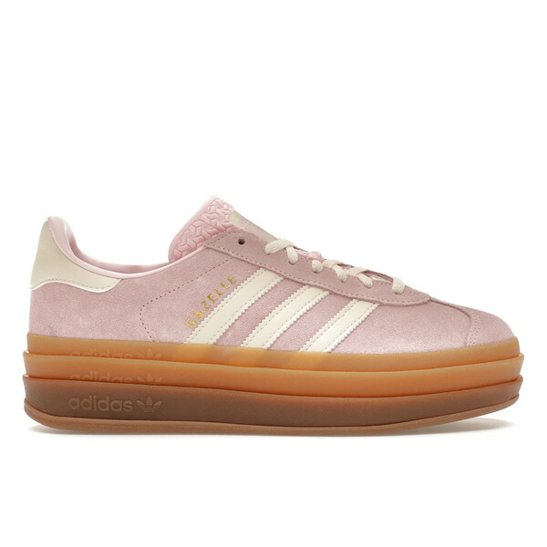 adidas アディダス レディース スニーカー  【adidas Gazelle Bold Clear Pink Cream White (Women\u0027s)】  大きさ US_5.5(22.5糎) Clear Pink /Cream White/Gold Metallic
