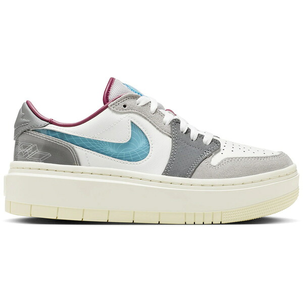 Jordan ジョーダン レディース スニーカー 【Jordan 1 Elevate Low SE Exploration Unit (Women's)】 サイズ US_9(26.0cm) Sail/Beta Blue/Coconut Cream/Light Smoke/Team Red｜asty