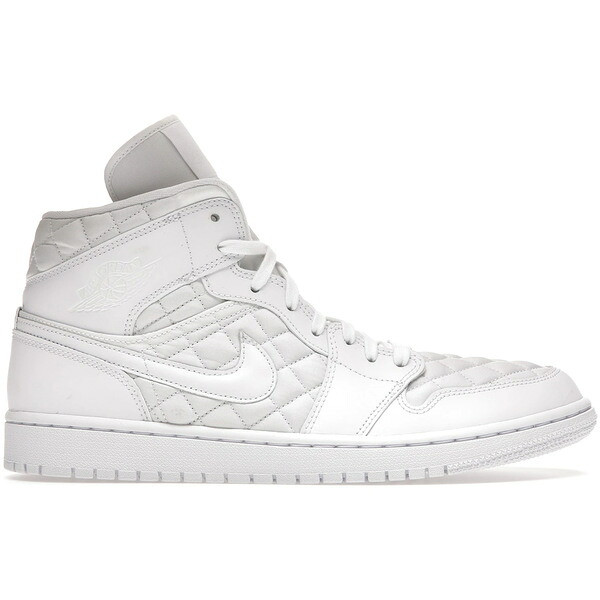 Jordan ジョーダン レディース スニーカー  【Jordan 1 Mid Quilted White (Women\u0027s)】  大きさ US_6.5(23.5糎) White/White-White