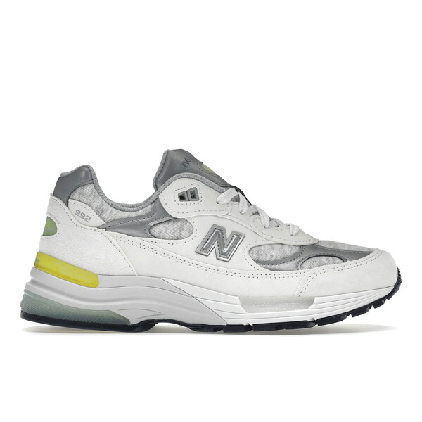 New Balance ニュー平衡にする レディース スニーカー  【New Balance 992 MiUSA White Cyclone (Women\u0027s)】  大きさ US_6(23.0糎) White/Cyclone