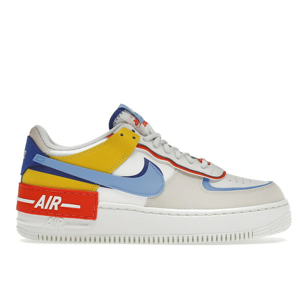 Nike ナイキ レディース スニーカー  【Nike Air Force 1 Low Shadow Sail Game Royal Rush Orange University Blue (Women\u0027s)】  大きさ US_5(22.0糎) Sail/Game Royal/Rush Orange/University Blue