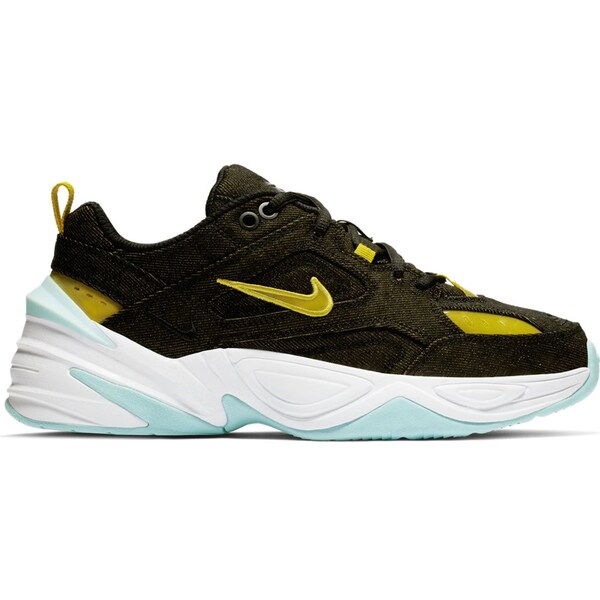 Nike ナイキ レディース スニーカー 【Nike M2k Tekno Twill Denim (Women's)】 サイズ US_5(22.0cm) Black/Teal Tint-White-Bright Citron｜asty