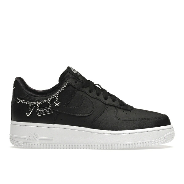 Nike ナイキ レディース スニーカー 【Nike Air Force 1 Low LX Black Pendant (Women's)】 サイズ US_9.5(26.5cm) Black/Black-Metallic Silver｜asty