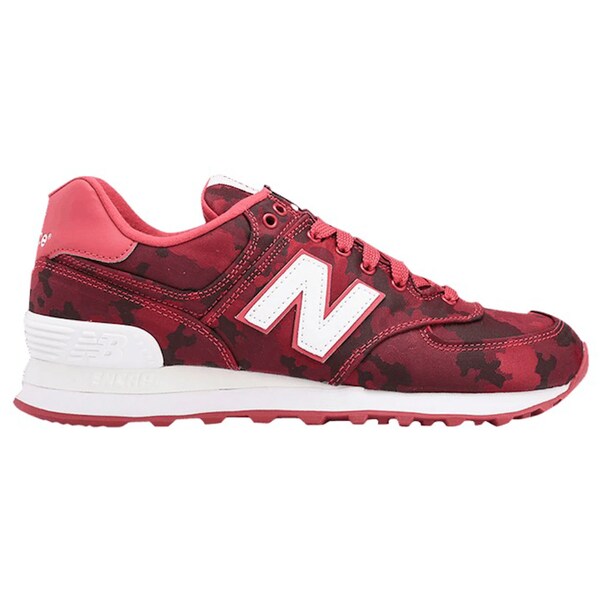 New Balance ニュー平衡にする レディース スニーカー  【New Balance 574 Camo Raddish (Women\u0027s)】  大きさ US_6.5(23.5糎) Radish/White