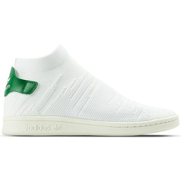 adidas アディダス レディース スニーカー  【adidas Stan Smith Sock White Green (Women\u0027s)】  大きさ US_6(23.0糎) Cloud White/Cloud White/Green