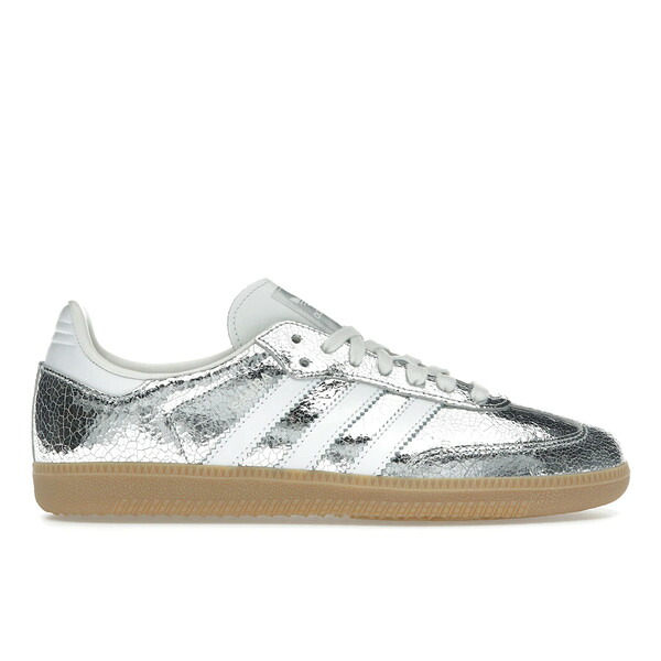 adidas アディダス レディース スニーカー  【adidas Samba OG Silver Metallic Cracked Leather (Women\u0027s)】  大きさ US_W_11 Silver Metallic/Footwear White/Core White