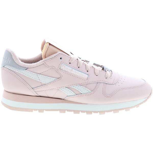 Reebok リーボック レディース スニーカー 【Reebok Classic Leather Pink Stucco Bone Ash (Women's)】 サイズ US_8(25.0cm) Pink/Stucco/Bone/Ash｜asty