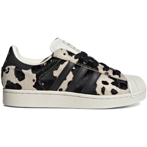 adidas アディダス レディース スニーカー  【adidas Superstar Cow Print (Women\u0027s)】  大きさ US_7(24.0糎) Core Black/Core Black/Off White