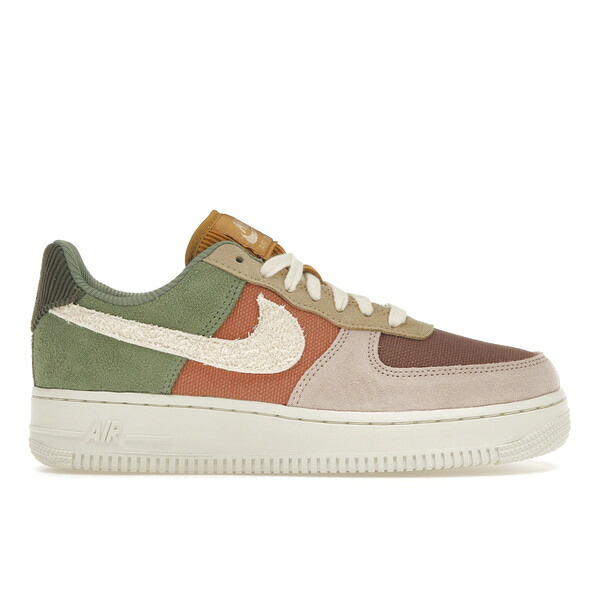 Nike ナイキ レディース スニーカー  【Nike Air Force 1 Low \u002707 LX Oil Green Terra Blush (Women\u0027s)】  大きさ US_7.5(24.5糎) Oil Green/Terra Blush/Sesame/Pale Ivory
