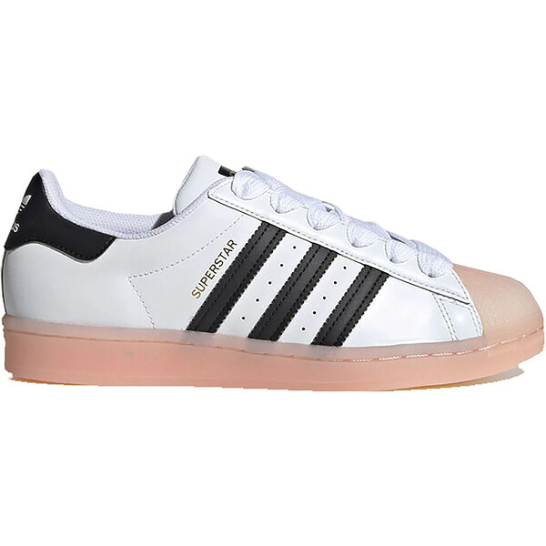adidas アディダス レディース スニーカー  【adidas Superstar White Black Haze Coral (Women\u0027s)】  大きさ US_8(25.0糎) Cloud White/Core Black/Haze Coral