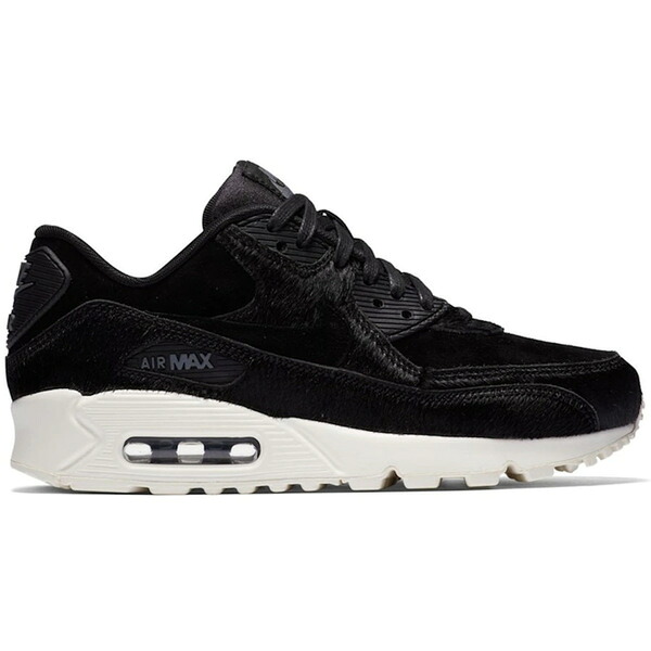 Nike ナイキ レディース スニーカー 【Nike Air Max 90 LX Black Pony Hair (Women's)】 サイズ US_W_10 Black/Black-Dark Grey-Sail｜asty