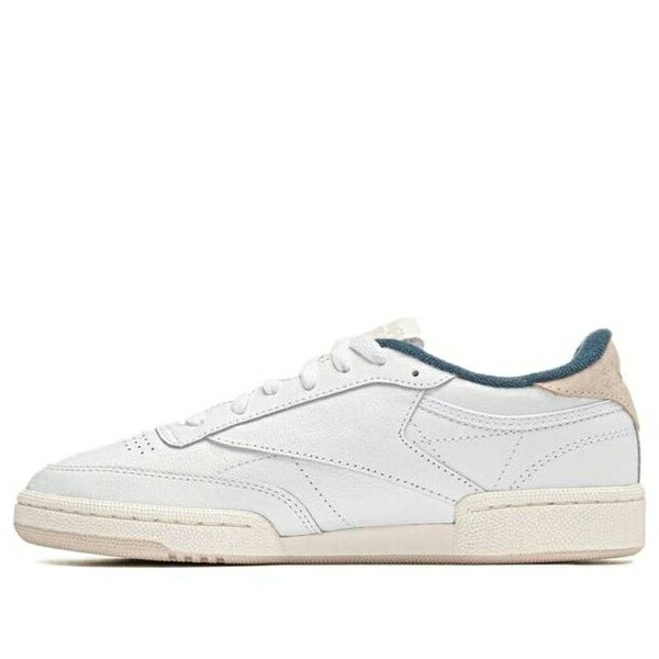 Reebok リーボック レディース スニーカー  【(WMNS) Reebok Club C 85 \u0027White Hoops Blue\u0027 100033086】  大きさ US_8(25.0糎)