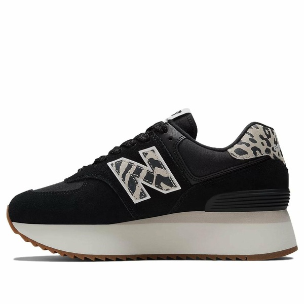 New Balance ニュー平衡にする レディース スニーカー  【(WMNS) New Balance 574+ \u0027Black Leopard\u0027 WL574ZDA】  大きさ US_5(22.0珊)