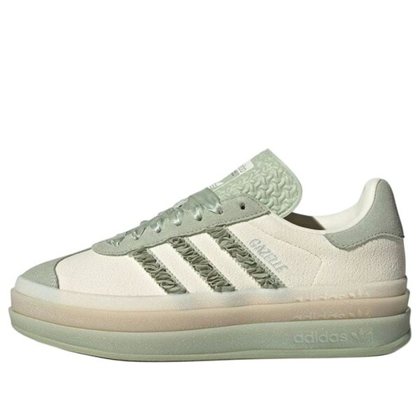 adidas アディダス レディース スニーカー  【(WMNS) adidas Gazelle Bold \u0027Halo Green Ruffle\u0027 JR8373】  大きさ US_9(26.0珊)