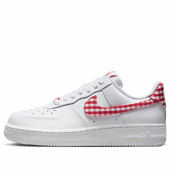 Nike ナイキ レディース スニーカー  【(WMNS) Air Force 1 Low \u002707 Essential \u0027Mystic Red Gingham\u0027 DZ2784-101】  大きさ US_5.5(22.5珊)