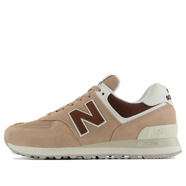 New Balance ニューバランス レディース スニーカー 【(WMNS)New Balance 574 'Flat Taupe Rich Oak' WL574DO2】 サイズ US_7.5(24.5cm)｜asty 37,570円