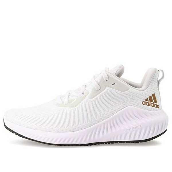 adidas アディダス レディース スニーカー  【(WMNS) adidas Alphabounce+ 3 \u0027White Copper Metallic\u0027 EG1386】  大きさ US_W_10.5