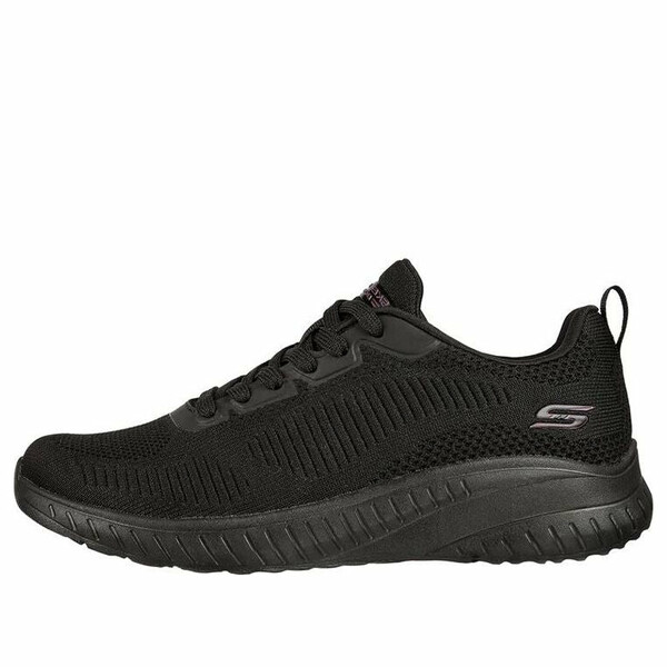 Skechers スケッチャーズ レディース スニーカー  【(WMNS) Skechers Bobs Sport Squad Chaos Face Off \u0027Black\u0027 117209-BBK】  大きさ US_5(22.0珊)