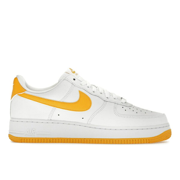 Nike ナイキ メンズ スニーカー  【Nike Air Force 1 Low \u002707 University Gold】  大いさ US_10(28.0糎) White/University Gold