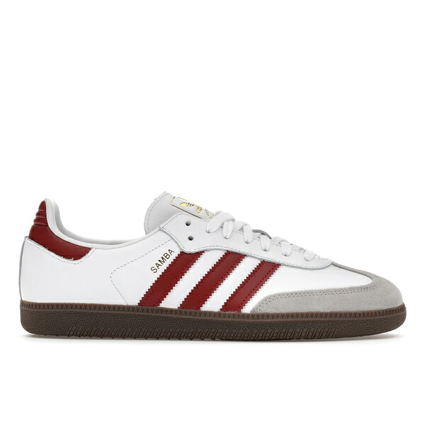adidas アディダス メンズ スニーカー  【adidas Samba OG Cloud White Preloved Ruby】  大いさ US_12(30.0糎) Cloud White/Preloved Ruby/Clear Granite